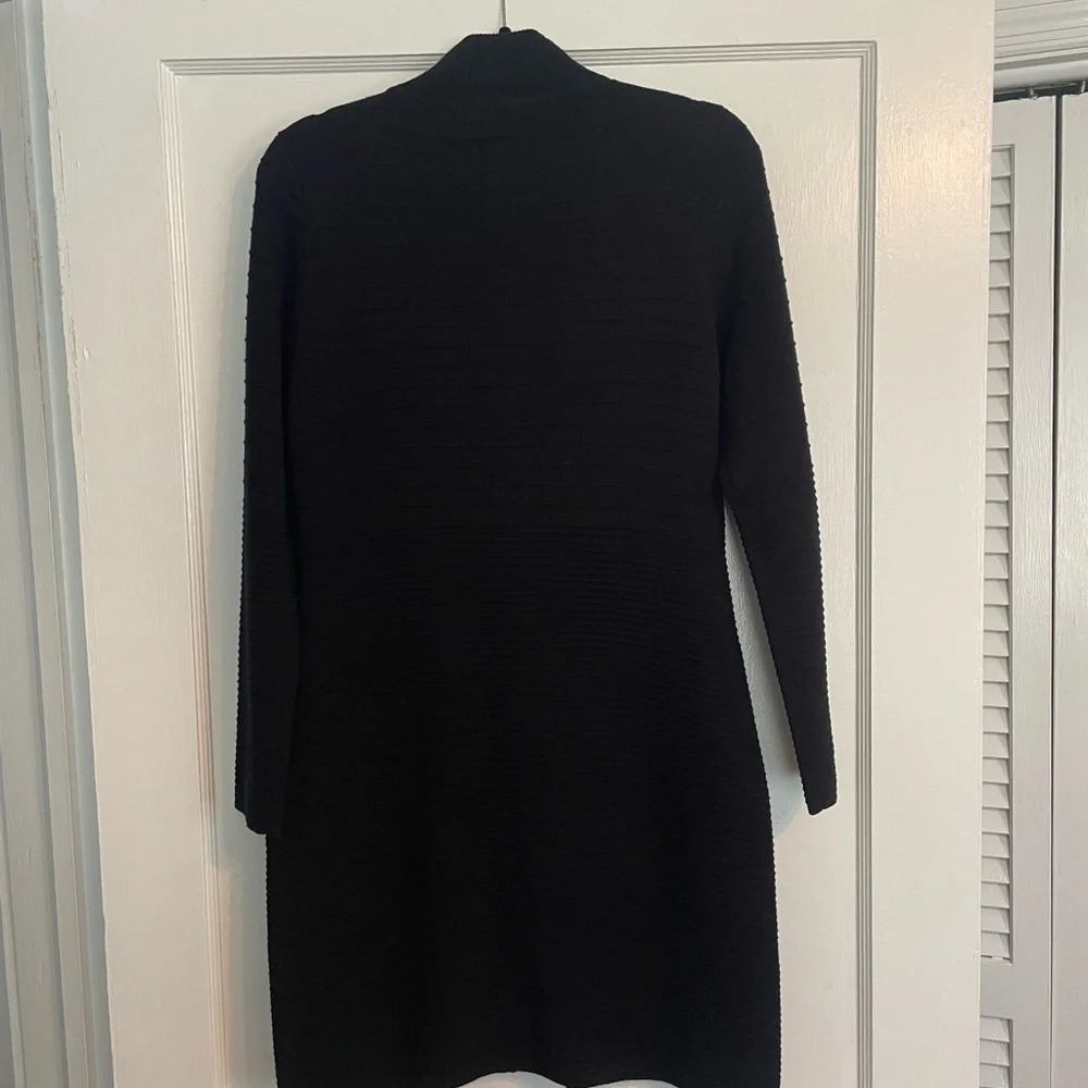 Calvin Klein black sweater dress - Picture 2 of 4